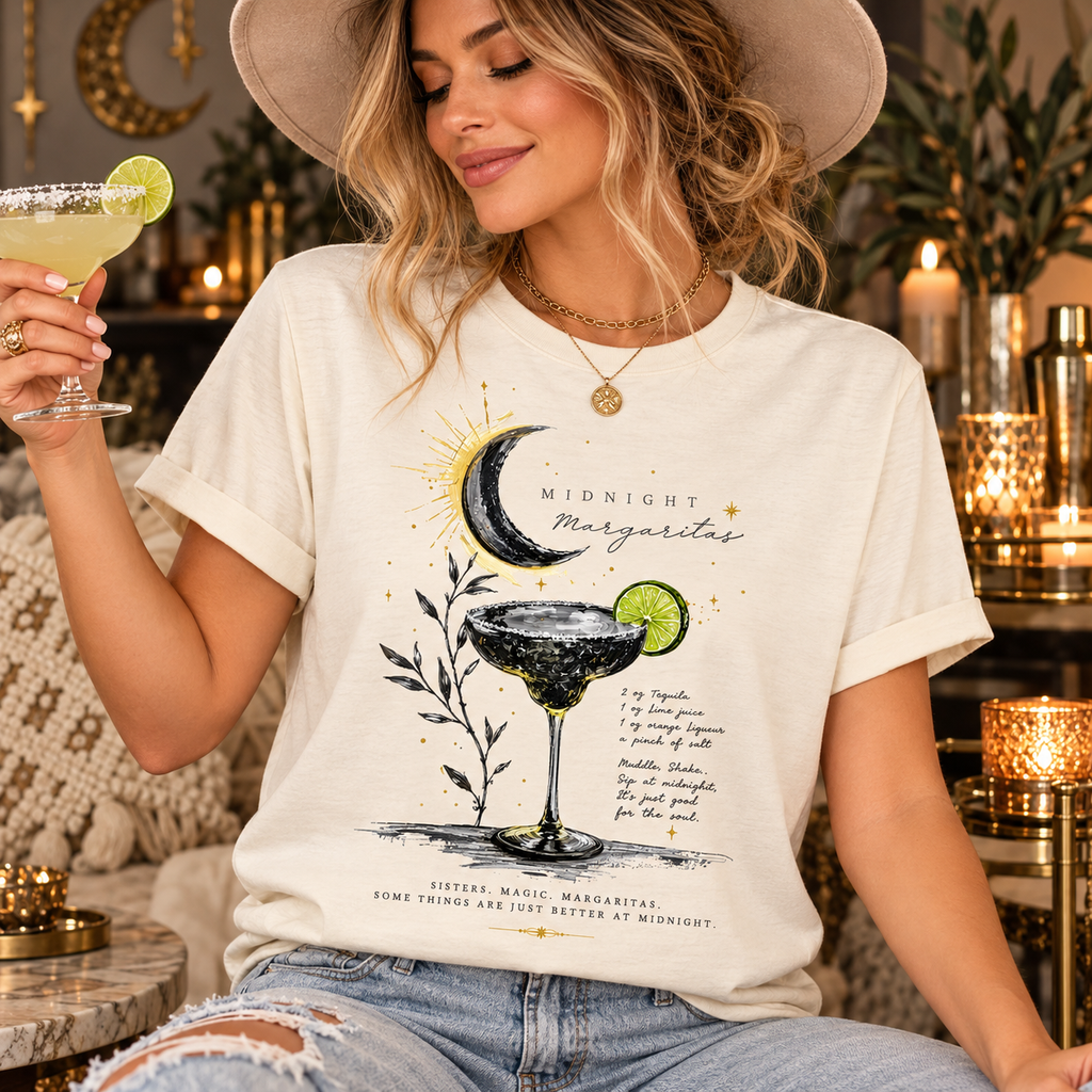 Midnight Margaritas PNG | Celestial Cocktail Digital Download