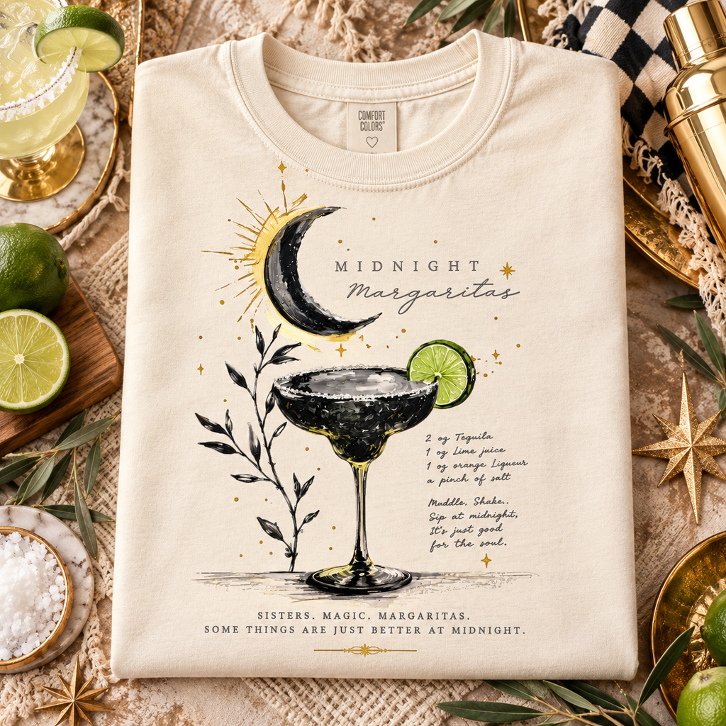 Midnight Margaritas PNG | Celestial Cocktail Digital Download