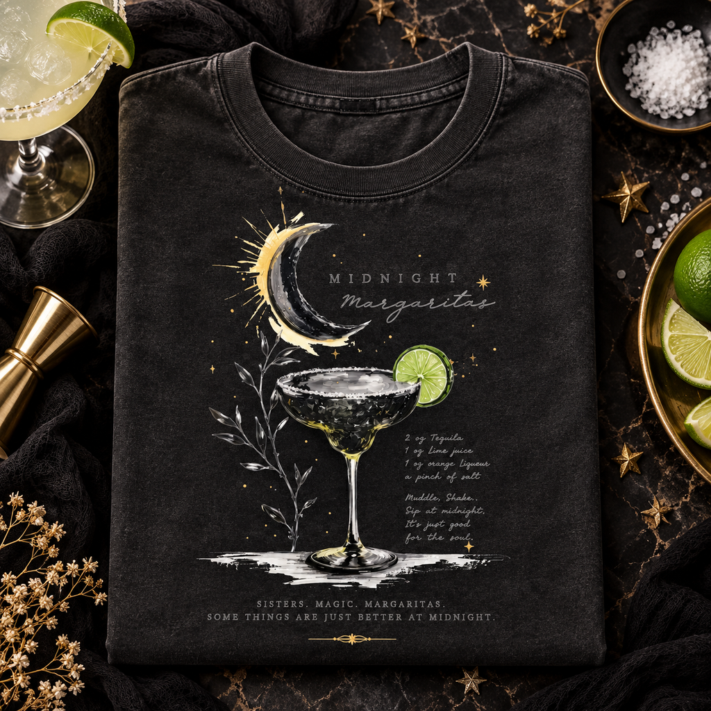 Midnight Margaritas PNG | Celestial Cocktail Digital Download