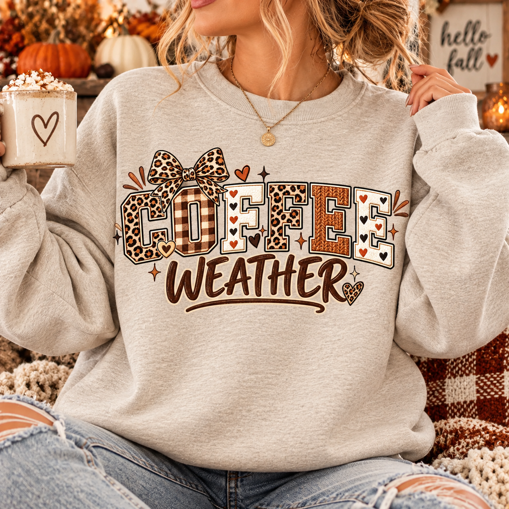 Coffee Weather PNG | Cozy Fall Coffee Digital Download