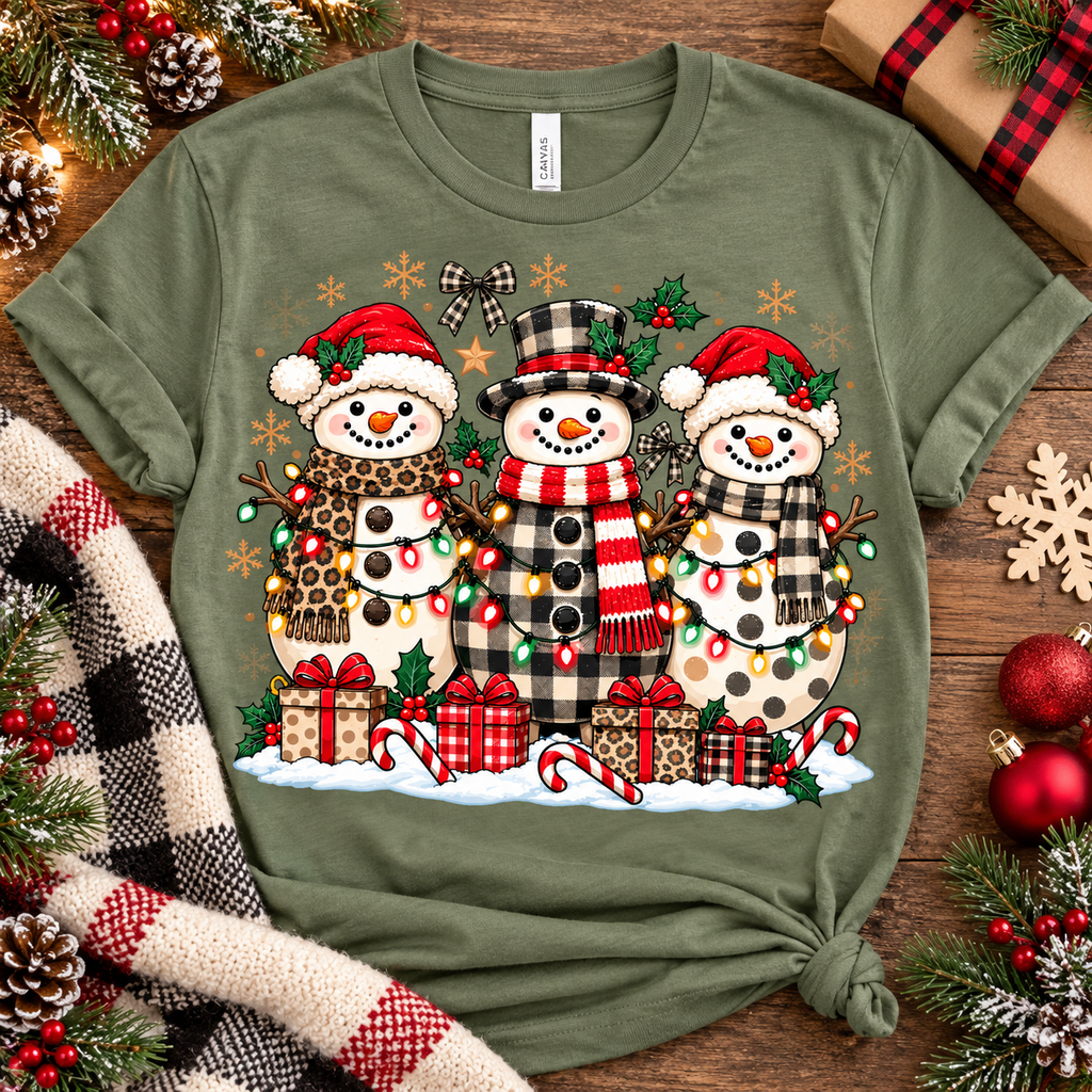 Snowman Family PNG | Christmas Snowman Digital Download