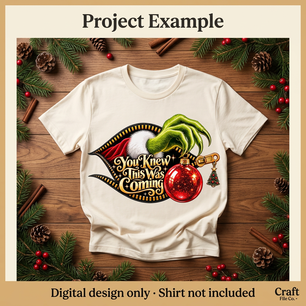 Christmas shirt project example